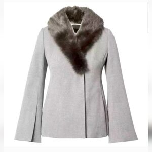 Banana Republic Detachable Faux Fur Blazer